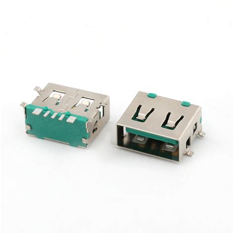 Vertical Top Mount Usb 20 A Type 5pin Female Socket Connector