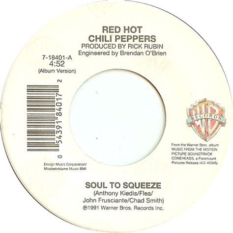 Red Hot Chili Peppers Soul To Squeeze