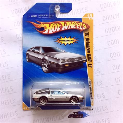 Hot Wheels New Models DeLorean DMC Silver Shopee Malaysia