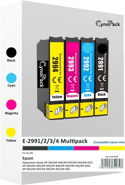 Cynopack Xl Compatible Epson Ink Cartridges Multipack For Epson