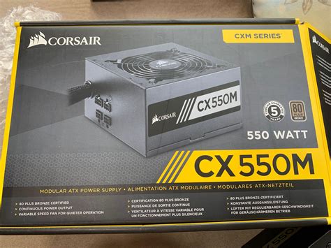 Corsair CX550M Power Supply 550w Modular, Computers & Tech, Desktops on ...