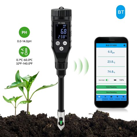 In Lcd Digital Display Soil Ph Tester Soil Temp Ph Testers Garden