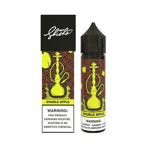 Essência para Vaper Nasty Juice Shisha Double Apple 60ML no Paraguai