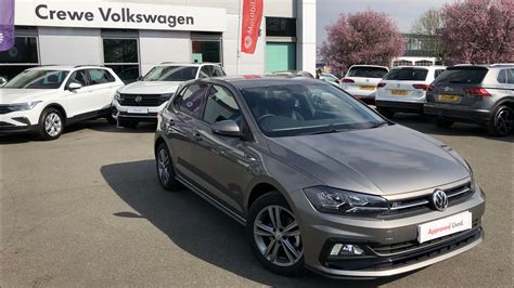 Approved Used Volkswagen Polo R Line 1 0TSI DSG In Limestone Grey