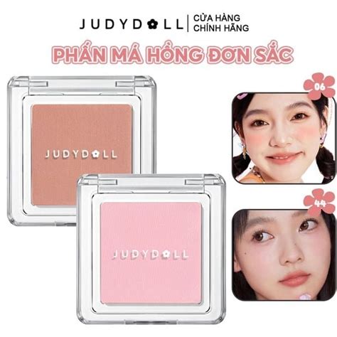 phan ma hong don sac len  chuan judydoll blush powder  gioi