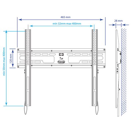 Кронштейн для телевизора Kromax FLAT-3 купить по цене в Минске