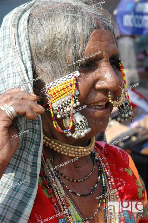 Mapusa Goa India Lamani Woman Stock Photo Picture And Rights