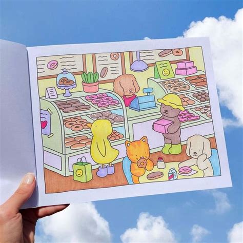 Bobbie Goods Coloring Book Donut Shop In 2023 Animorphia Coloring