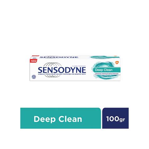 Jual Sensodyne Toothpaste Deep Clean 100gr Shopee Indonesia