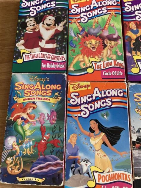 Disney Sing Along Songs Vhs B Nder Menge Eur Picclick De