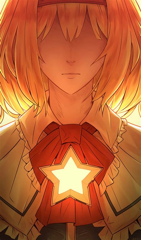 Safebooru Girl Absurdres Alice Margatroid Ascot Backlighting Blonde Hair Blue Dress Capelet