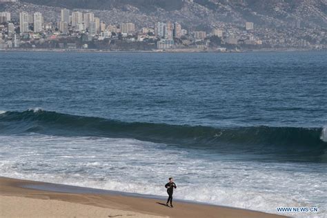 Playa Las Salinas En Viña Del Mar Chile