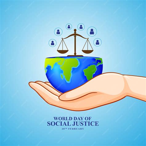 Premium Vector | Editable design of world social justice day to promote