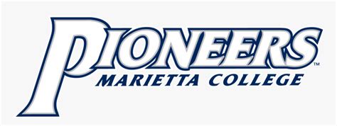 "pioneers Word Logo - Marietta College Logo, HD Png Download - kindpng