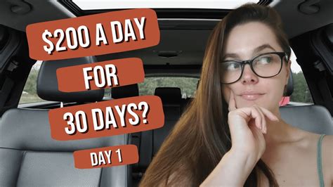 Make 200 A Day For 30 Days Challenge Day 1 Doordash And Ubereats