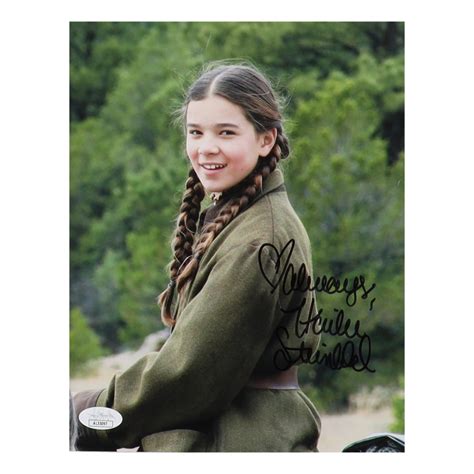 Hailee Steinfeld Signed "True Grit" 8x10 Photo Inscribed "Always" (JSA ...