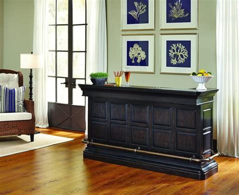 Bar Wnl U Dark Wood Transitional Style Home Bar Woodnluxury