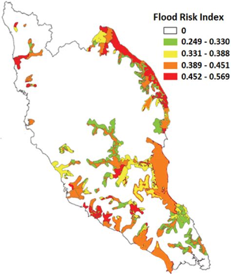 Spatial Distribution Of Flood Risk Download Scientific Diagram