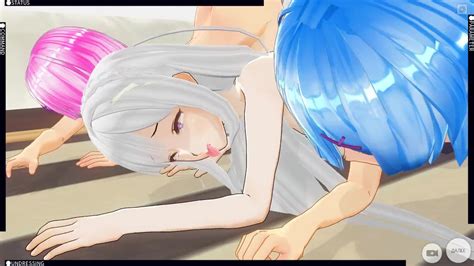 D HETNAI Trailer Group Sex With Ram Ram And Emilia From Anime RE ZERO Free Sex Video RedTube