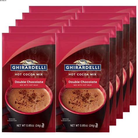 Fast Shipping Ghirardelli Chocolate Mocha Premium Hot Cocoa Double Chocolate Premium