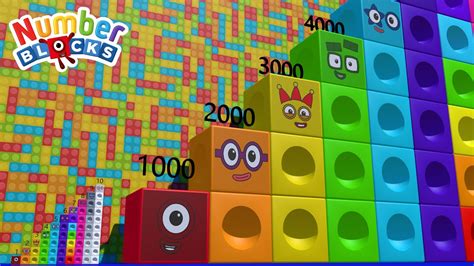 Looking For Numberblocks Mathlink Step Squad To 1 Vs 10 To 10 000 Huge Standing Tall Numbers