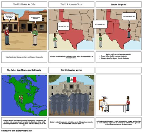 Mexican American War Storyboard By 6041266