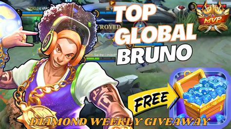 Diamonds Ml Giveaway Bruno Best Build Top Global Gameplay