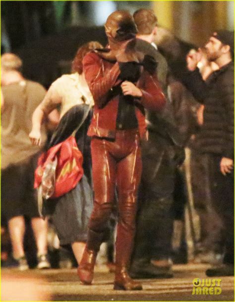 Photo: grant gustin teddy sears fight scene flash filming 10 | Photo ...