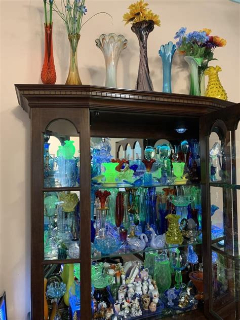 Uranium Manganese And Cadmium Glass Displays R Glasscollecting