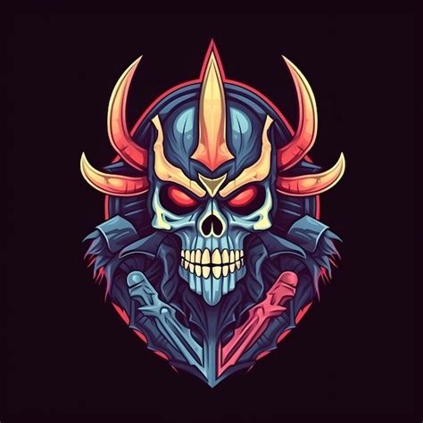 Premium Photo A Skull With A Red Dragon Head And A Red Dragon Head