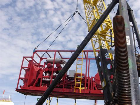 Support For Offshore Pumping Thunder Cranes