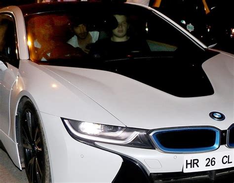 Shah Rukh Khan flaunts his new car BMW i8