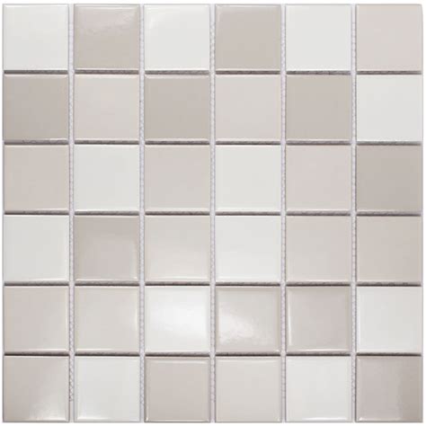 Керамическая мозаика 48x48 Grey Mix полированная купить по цене 236,95 ...