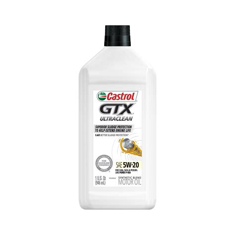 Castrol GTX 5W-20 Conventional Engine Oil 1 Quart