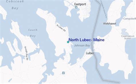 North Lubec Maine Tide Station Location Guide