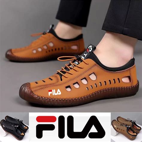 kasut lelaki  mens shoes mens summer leather shoes mesh shoes