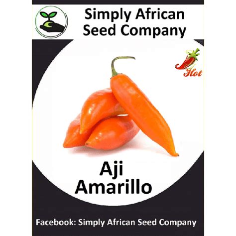 Aji Amarillo Seeds - Simply African Seed Company