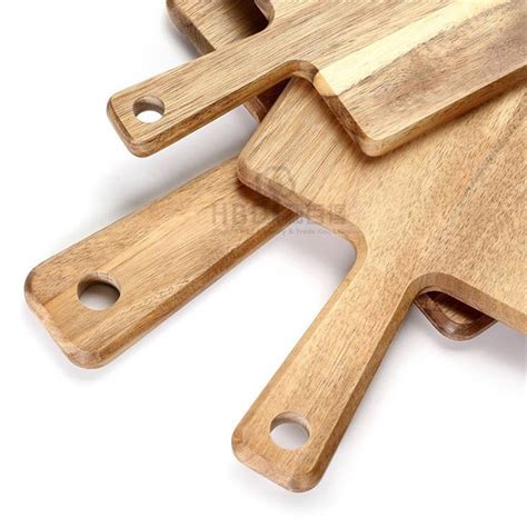 Acacia Wood Cutting Board With Handle Supplier And Manufacturer China