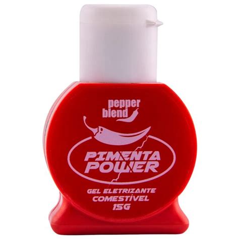 Pimenta Power Gel Eletrizante 15g Pepper Blend Sex Shop Loja Pimenta