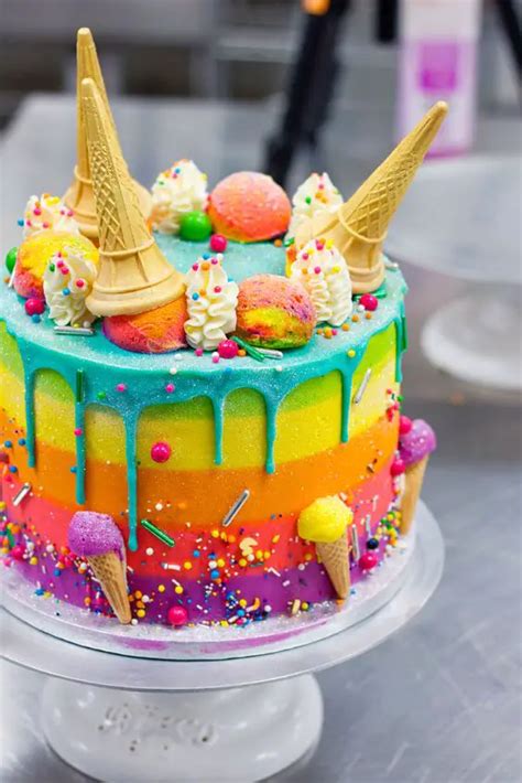 Icecream Themed Cake Tutorials - Ice cream Sundae Cake