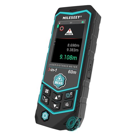 Mileseey R2b Ip65 Roller Measurement Laser Measure Distance Meter Laser ...