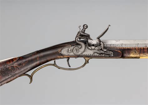 Jacob Kuntz Flintlock Longrifle American Philadelphia The Metropolitan Museum Of Art