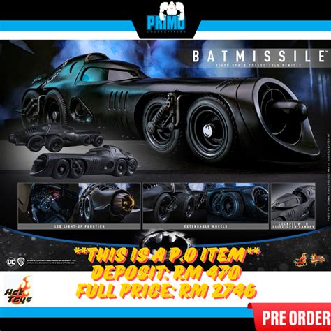 Hot Toys P O MMS780 Batman Returns 1 6th Scale Batmissile
