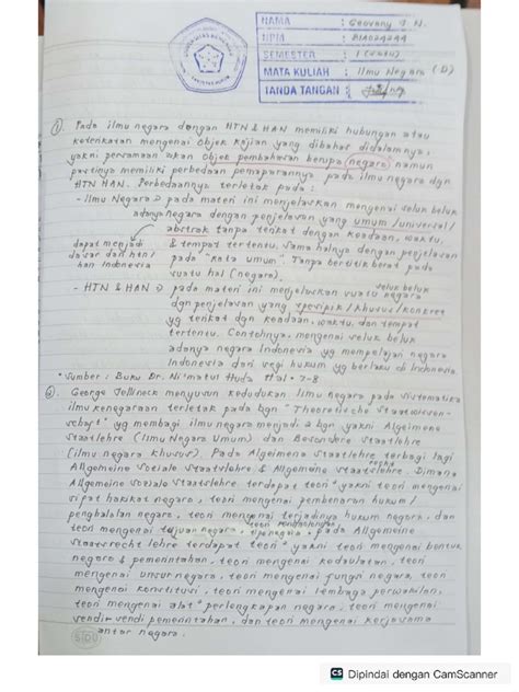 perbedaan ilmu negara  htn  han