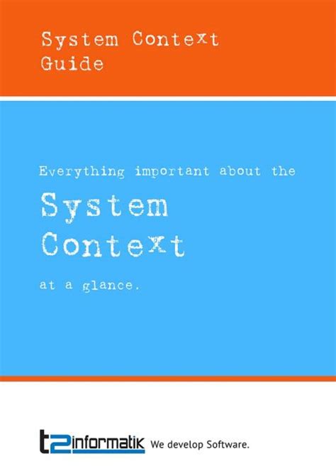 What Is The System Context Smartpedia T Informatik