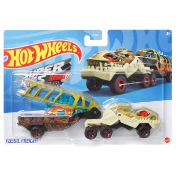 Hot Wheels City Fossil Freight kisautó szállító kamion szett JatekBolt hu