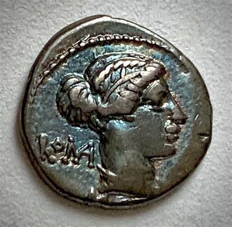 Römische Republik M Porcius Cato 89 v u Z AR Denarius Catawiki