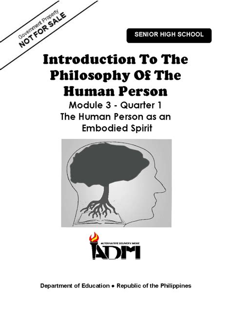 intro philo     human person   embodied spirit studocu