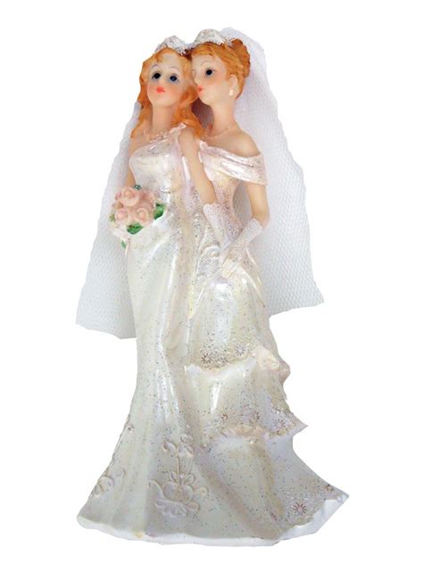 Lesbian Bridal Cake Topper 7 High Bridal Cake Topper Bride Cake Topper Wlw Wedding
