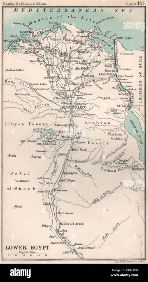 Nile River Delta Map